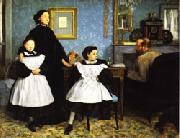 Edgar Degas Family Portrait(or the Bellelli Family) Sweden oil painting artist